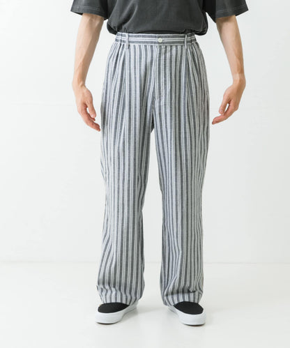 條紋休閒褲
