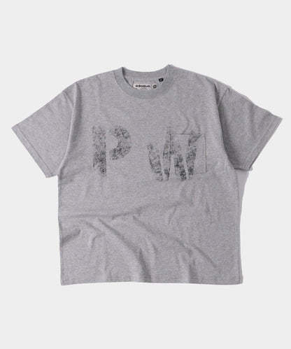 模版印花 口袋 PWステンシルプリント TEE T恤