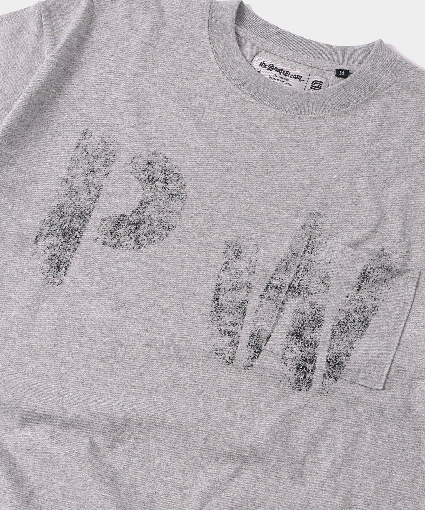 模版印花 口袋 PWステンシルプリント TEE T恤