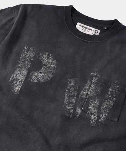 模版印花 口袋 PWステンシルプリント TEE T恤