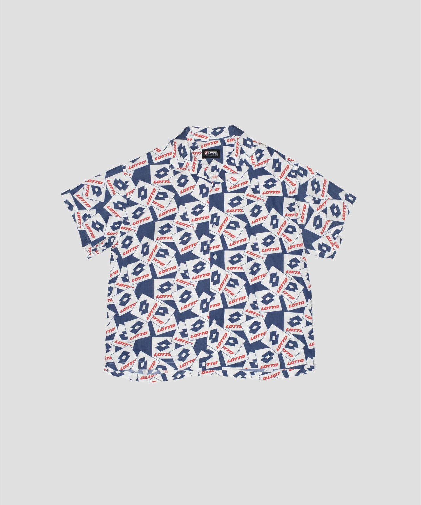 LOTTO LOGO PATTERNED O/C SHIRTS