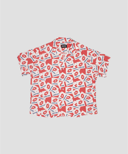 LOTTO LOGO PATTERNED O/C SHIRTS
