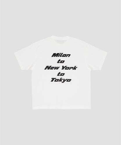 LOTTO MILAN NY 後背印花短袖T恤