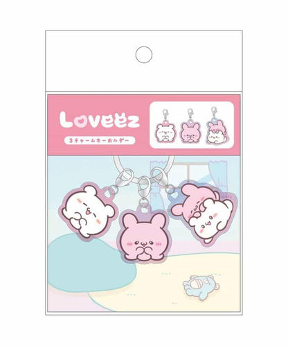 【《loveez》】3個魅力掛件鑰匙扣