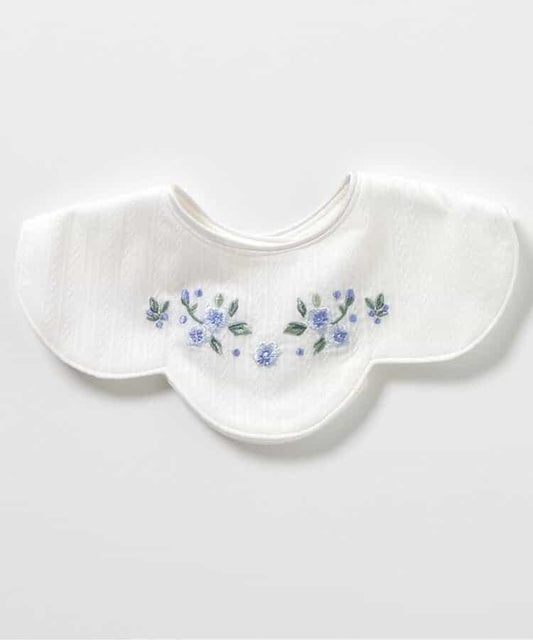 花刺繡圍嘴