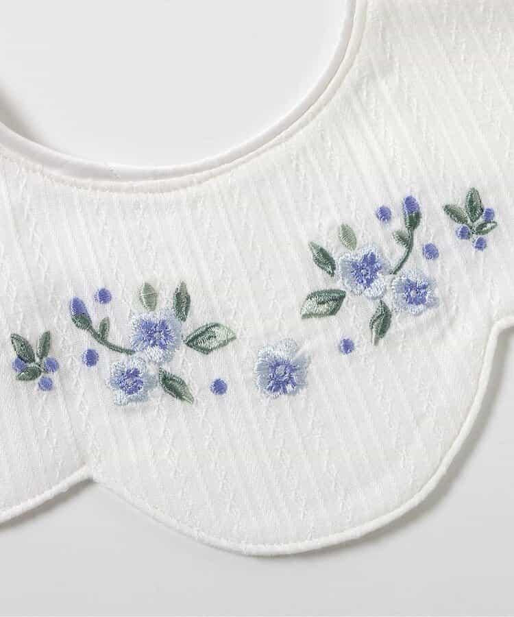 花刺繡圍嘴