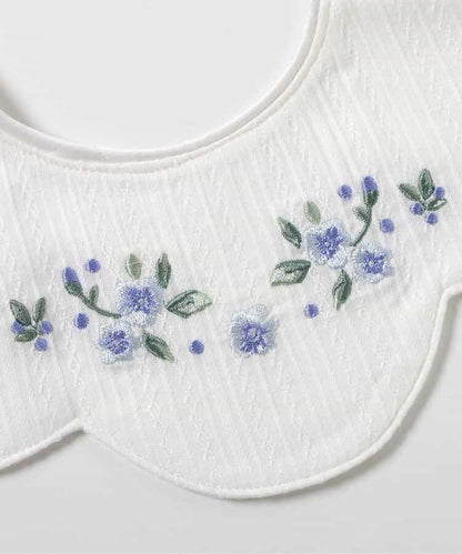 花刺繡圍嘴