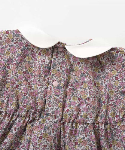 花紋荷葉邊刺繡套裝
