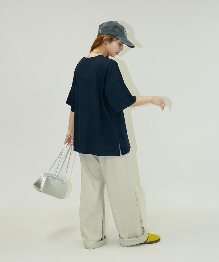 狗 刺繡 標誌 T恤
