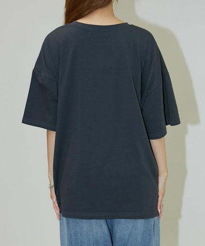 狗 刺繡 標誌 T恤