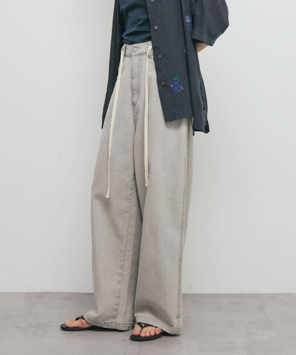 2尺碼可選抽繩牛仔褲