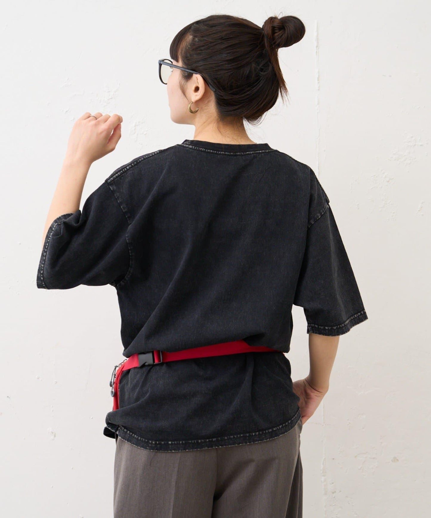 【男女通用】酸洗標誌T恤