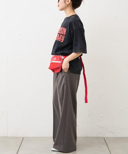 【男女通用】酸洗標誌T恤