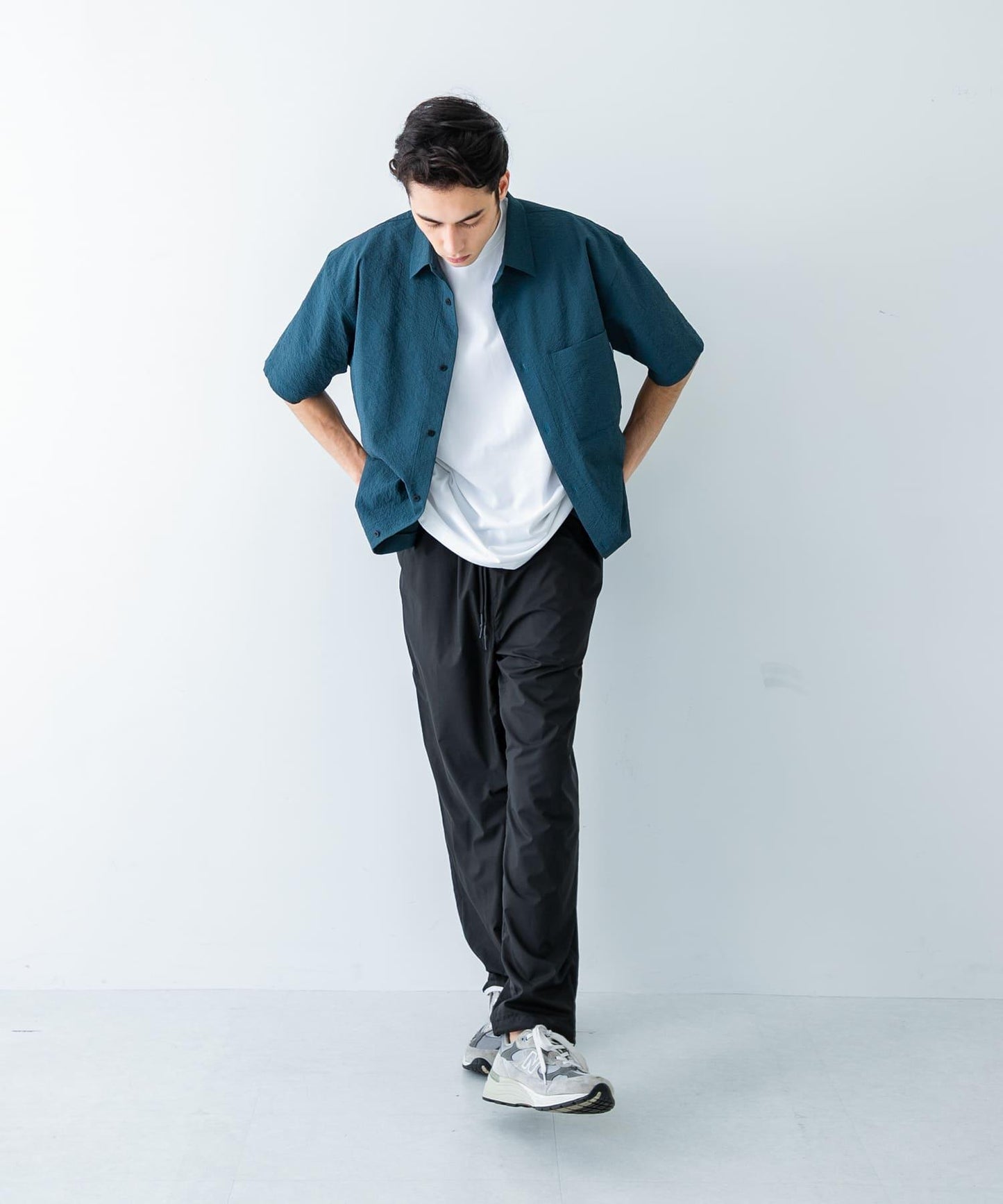 『聯名』THOUSAND MILE×UR 可機洗抽繩襯衫