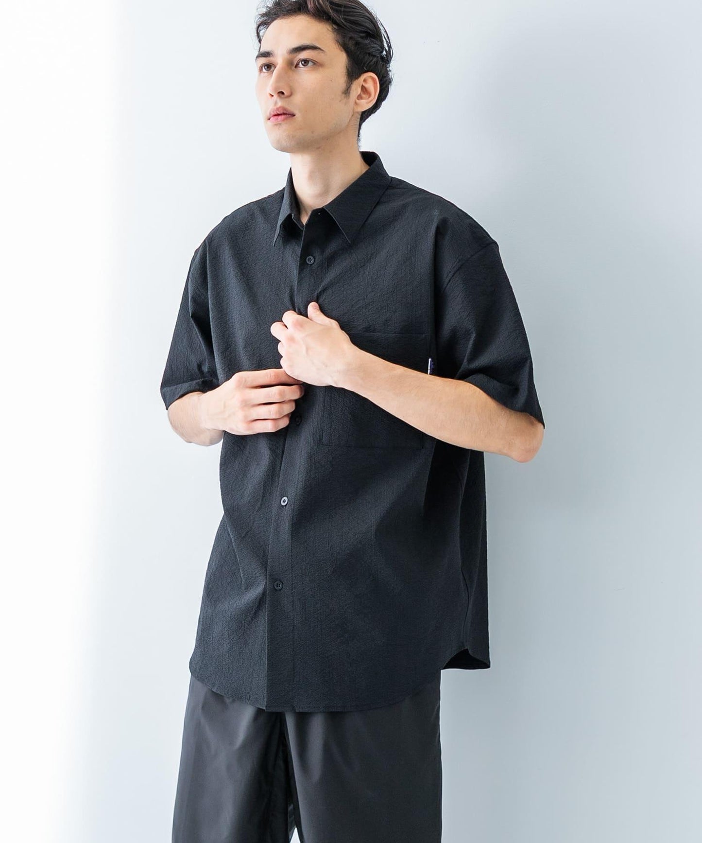 『聯名』THOUSAND MILE×UR 可機洗抽繩襯衫