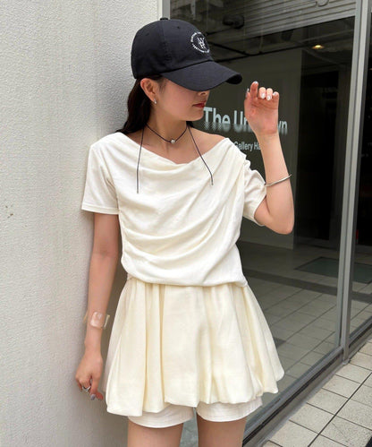 mystic 露肩設計T恤