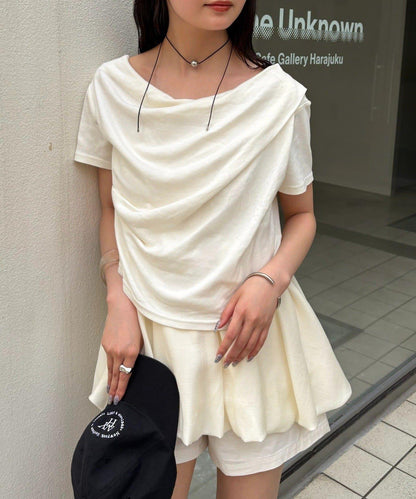 mystic 露肩設計T恤