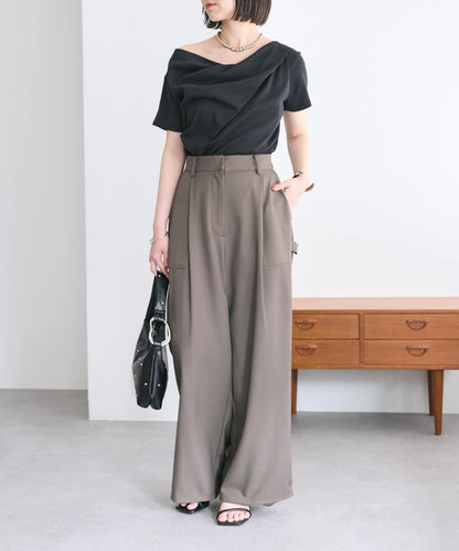 mystic 露肩設計T恤