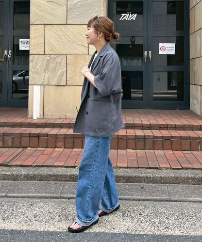 【帕爾克羅限定】(PON寺計劃)科技亞麻短袖襯衫夾克