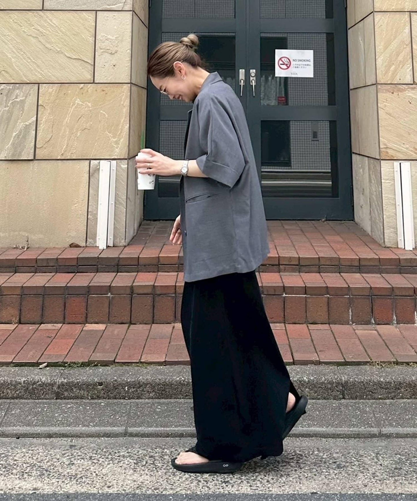 【帕爾克羅限定】(PON寺計劃)科技亞麻短袖襯衫夾克