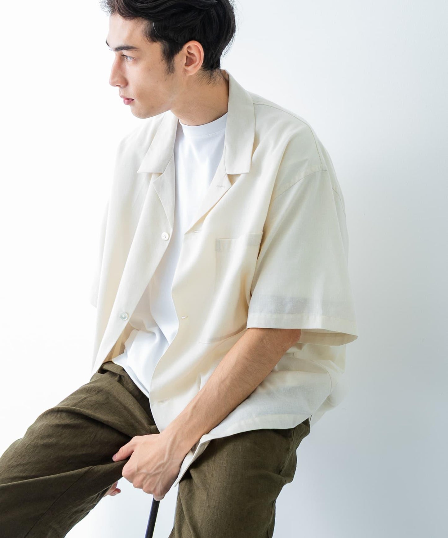 『UR TECH DRYLUXE』高機能亞麻襯衫夾克