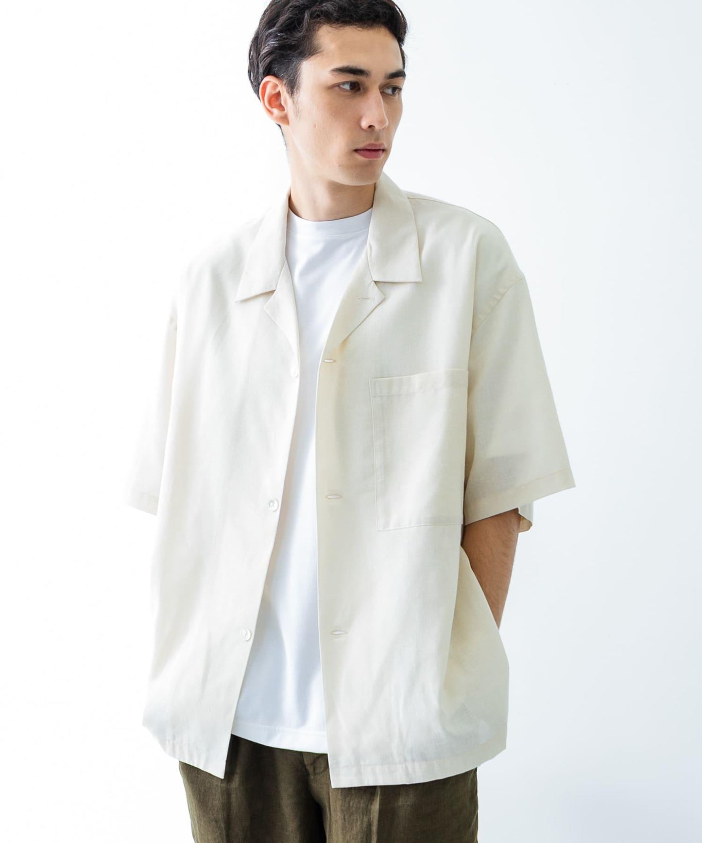 『UR TECH DRYLUXE』高機能亞麻襯衫夾克