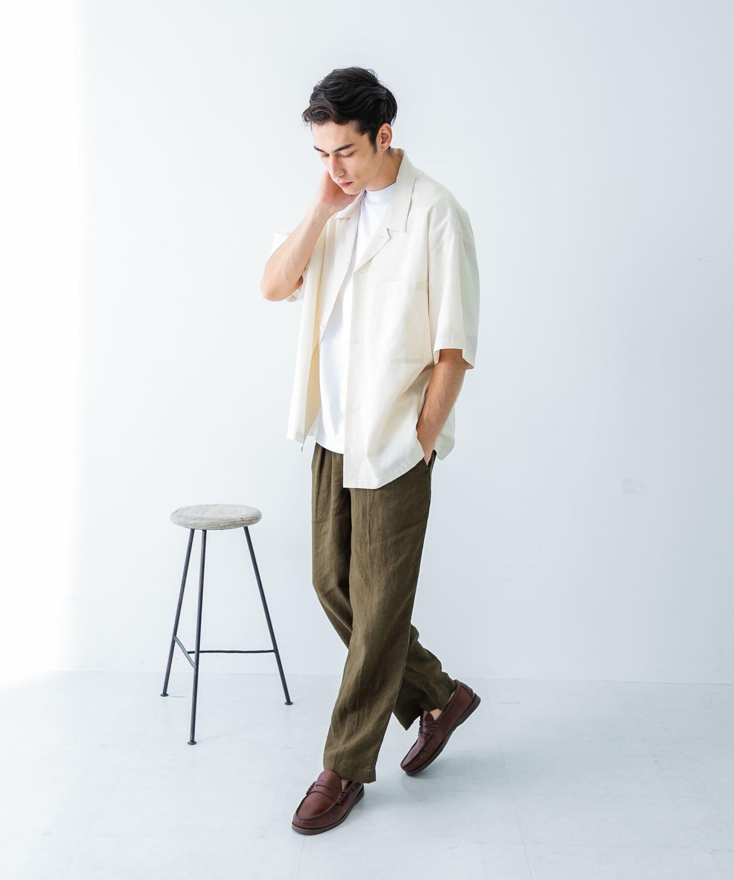 『UR TECH DRYLUXE』高機能亞麻襯衫夾克