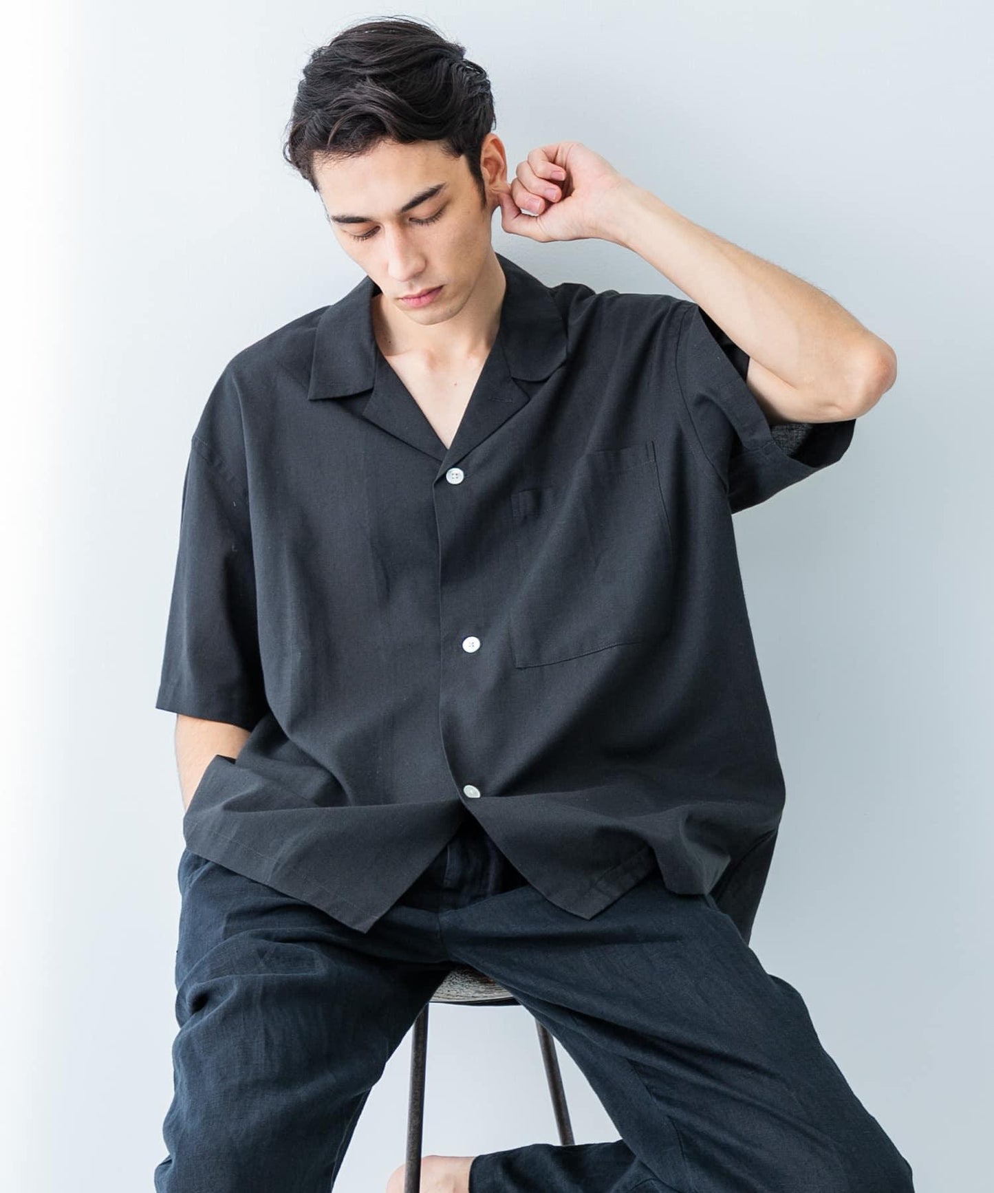 『UR TECH DRYLUXE』高機能亞麻襯衫夾克