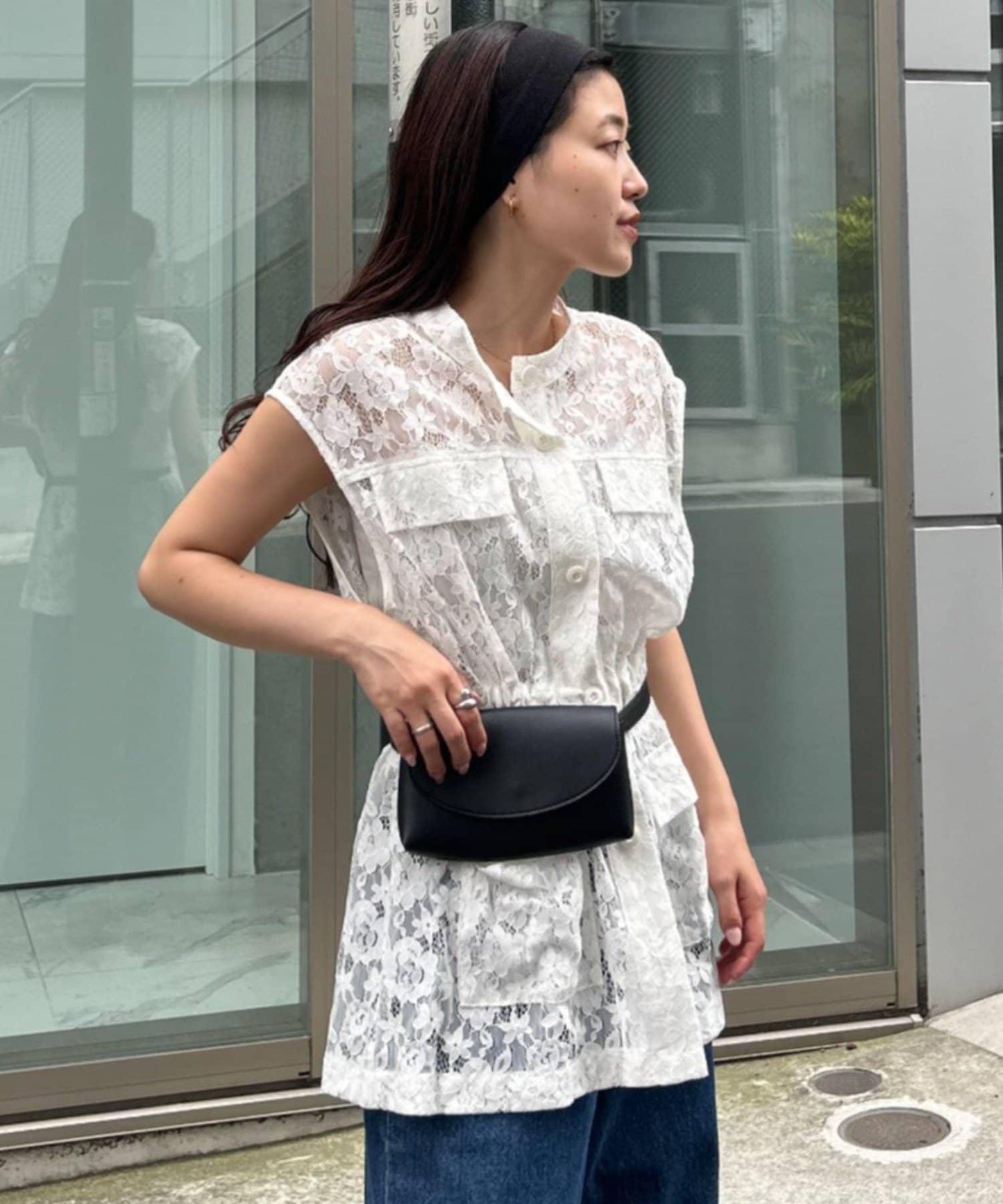 CIAOPANIC TYPY 蕾絲軍風背心