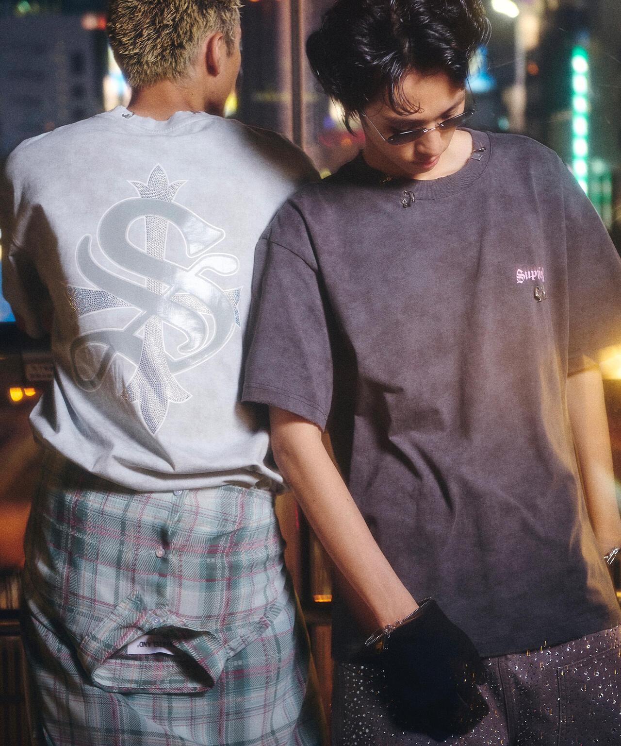 SUPPLIER/供應商/【LHP】破損十字架圖案T恤
