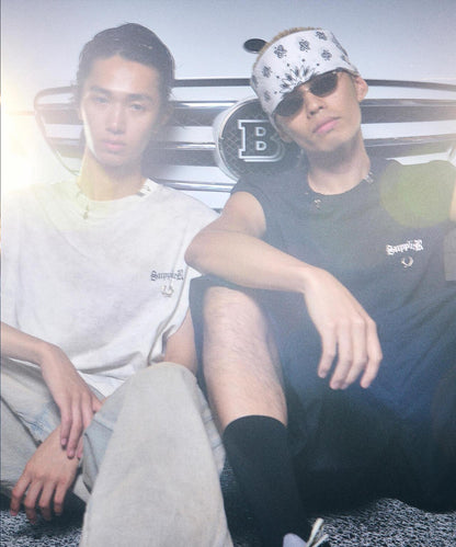 SUPPLIER/供應商/【LHP】破損十字架圖案T恤