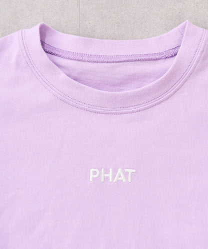 【兒童】網眼荷葉邊一點刺繡logo T恤