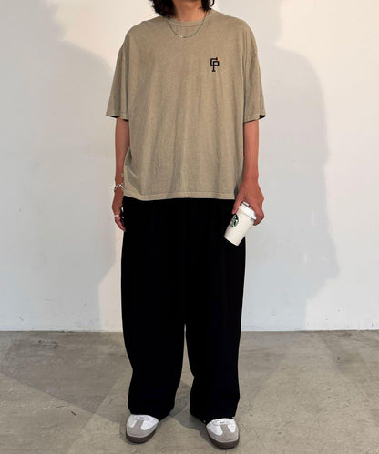 條紋修身超染T恤