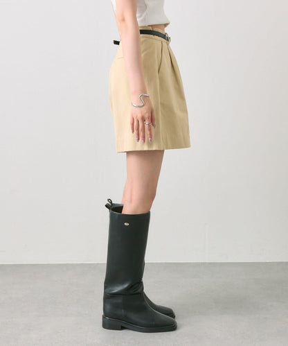 mystic 腰帶設計 百褶 裙褲