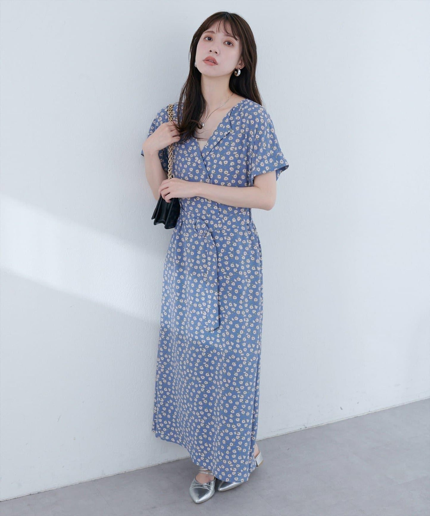 【限定】三角形領連衣裙