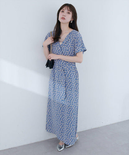 【限定】三角形領連衣裙