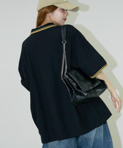 聯名 鹿子紋立領Polo衫【限定推出】