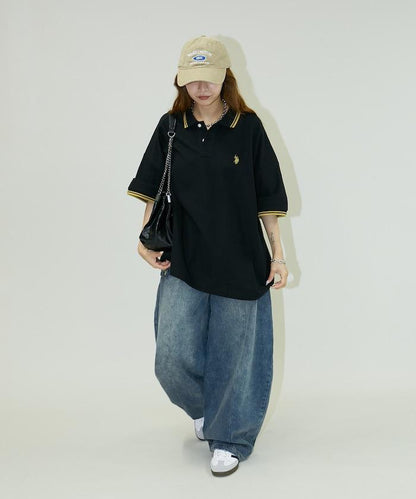 聯名 鹿子紋立領Polo衫【限定推出】