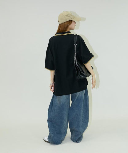 聯名 鹿子紋立領Polo衫【限定推出】