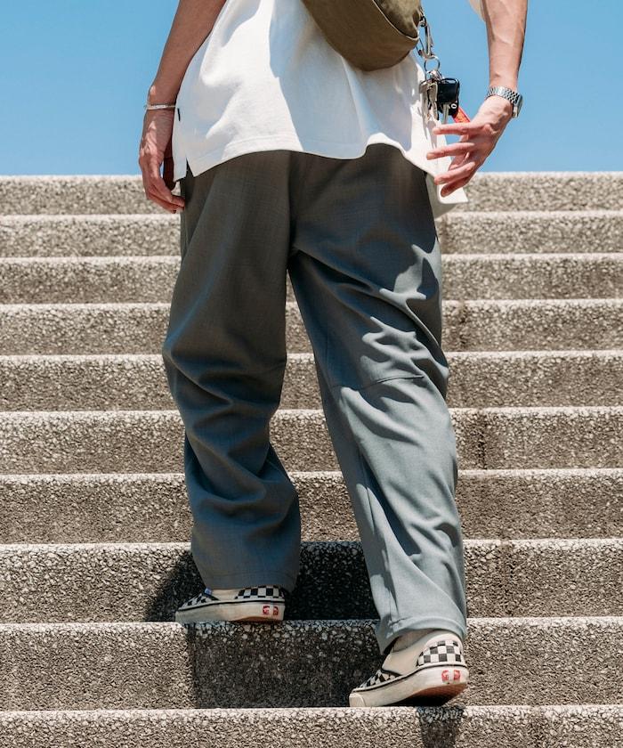 速乾麵料 舒適版型 休閒褲 亞麻風 居家護理