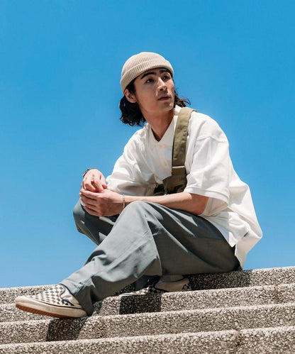 速乾麵料 舒適版型 休閒褲 亞麻風 居家護理