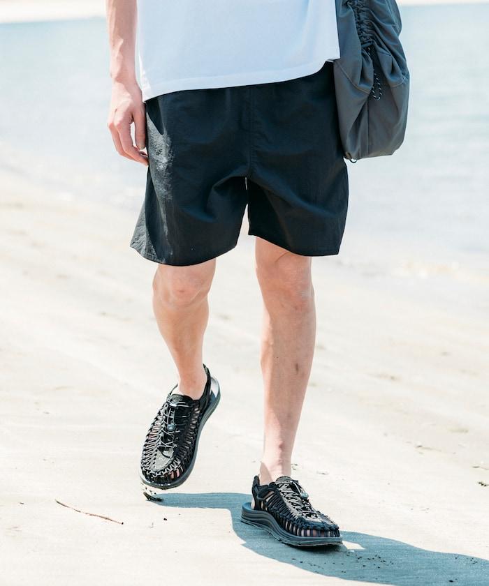 Lawson×FREAK'S STORE 可摺疊尼龍運動短褲 / 羅森FREAK