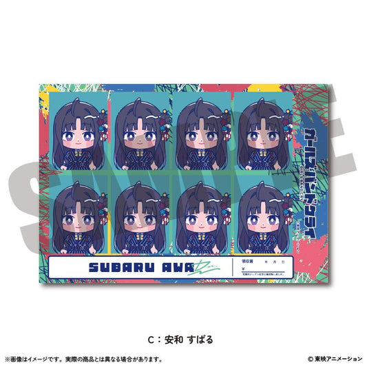 《哭泣少女樂隊》證明寫真風貼紙Vol.2 C 安和澀琉
