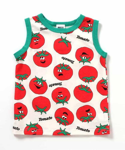 【連衣裙】蔬菜印花背心