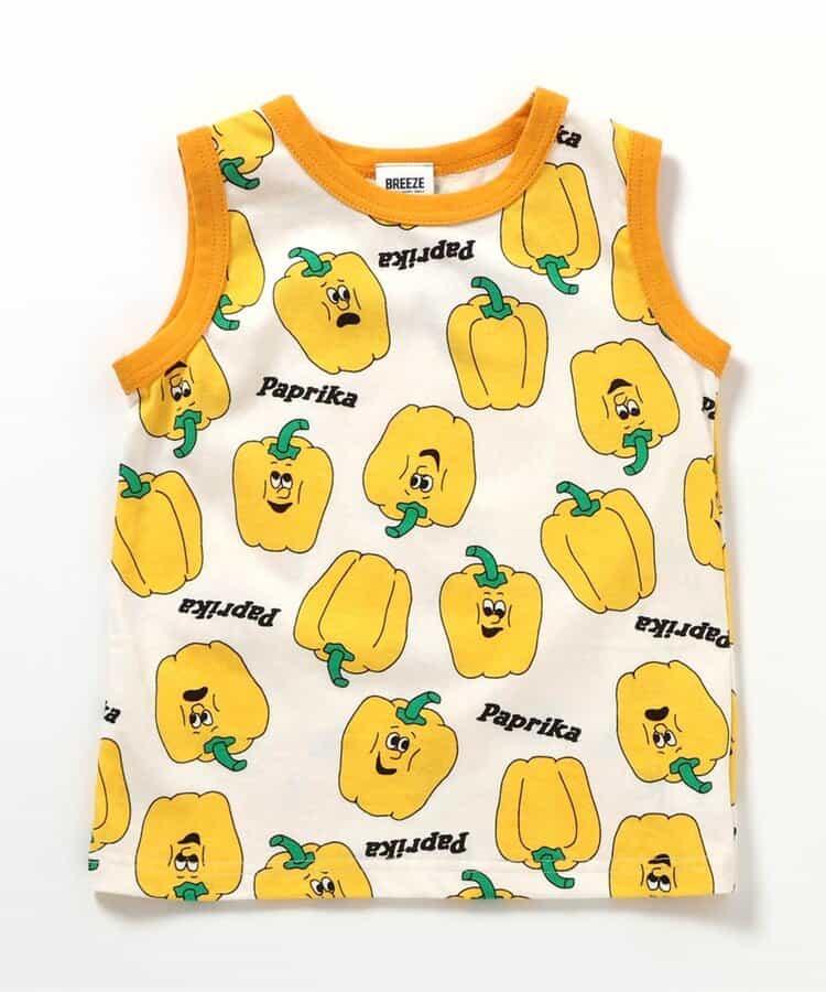 【連衣裙】蔬菜印花背心