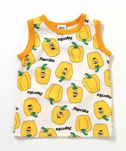 【連衣裙】蔬菜印花背心