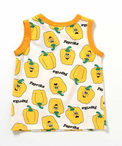 【連衣裙】蔬菜印花背心