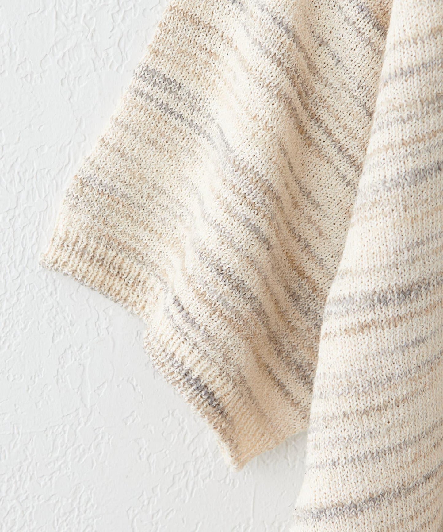 【Discoat】段染半袖立領針織衫