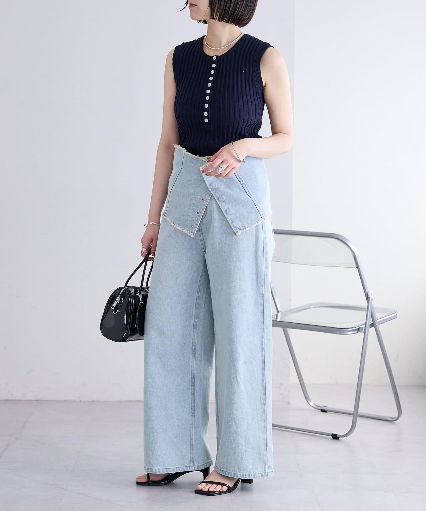 mystic 多WAY設計 牛仔牛仔褲