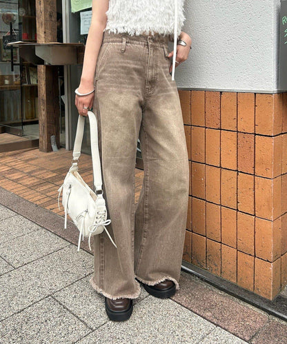 波浪牛仔褲